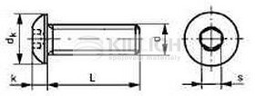 Hexagon socket button head screws ISO 7380