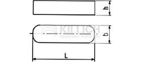 Parallel key DIN 6885