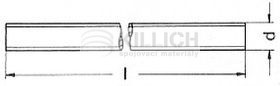 Threaded rod DIN 976