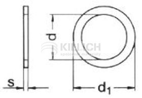 Shim ring and supporting ring DIN 988