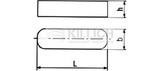 Parallel key DIN 6885