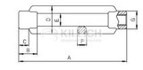 Turnbuckles frames DIN 1480