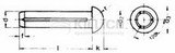 Round head grooved pin DIN 1476