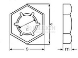 Lock nut DIN 7967