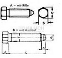 Hexagon set screw, coned half dog point DIN 564