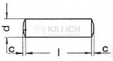 Parallel pin ISO 2338