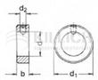 Adjusting ring with socket set screw DIN 705